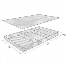 Габион ГСИ-М-3,0х2,0х0,23-С80-2,7-ЦАММ